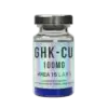 GHK-Cu 100mg (Copper Peptide) vial for laboratory chemical research.