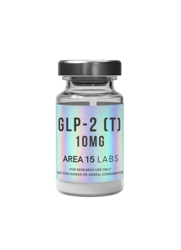 Tirzepatide 10mg research chemical vial, lyophilized powder for laboratory use.