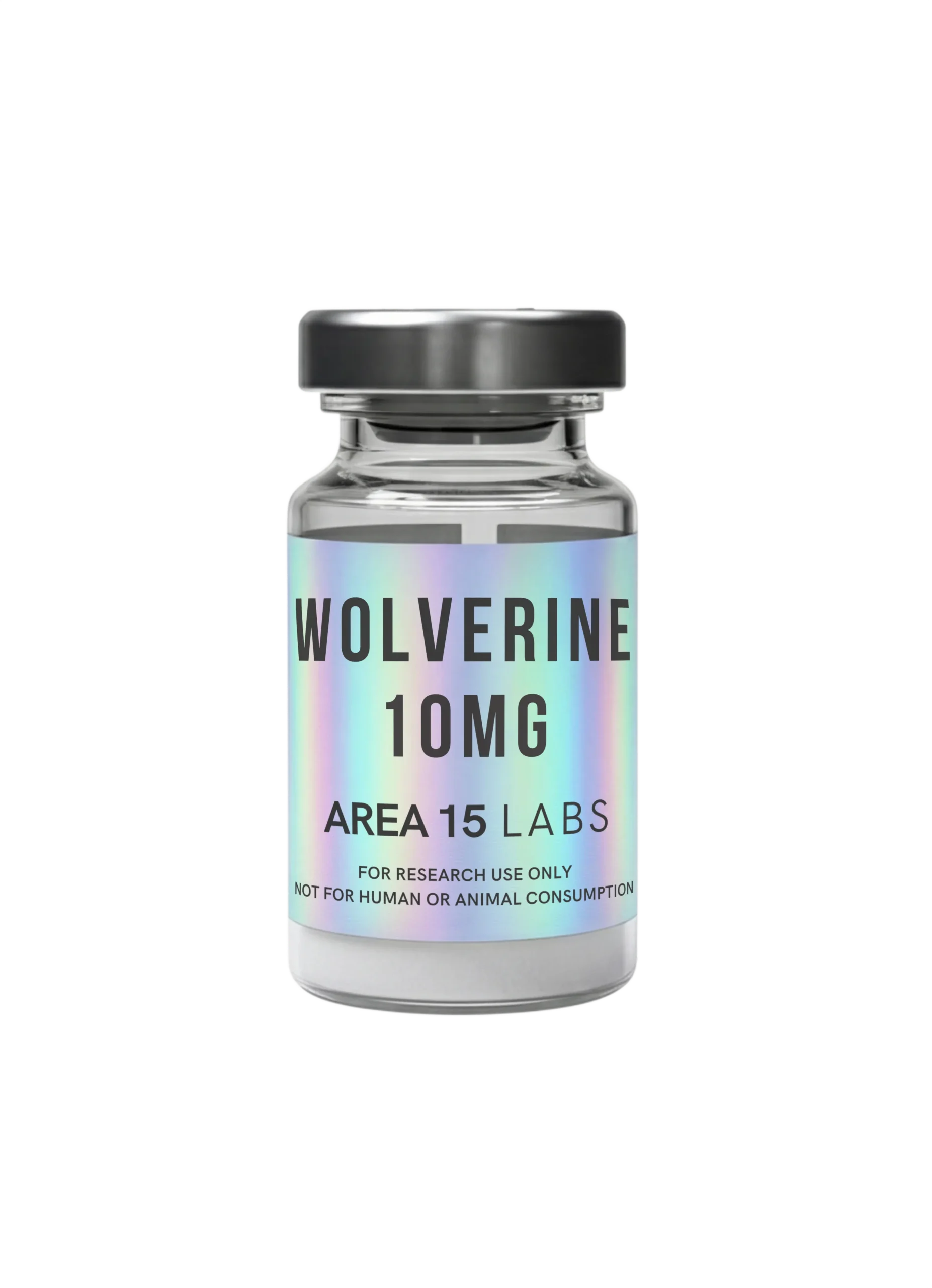 Wolverine 10mg peptide blend vial, 10mg combined BPC-157 and TB-500 research formulation.