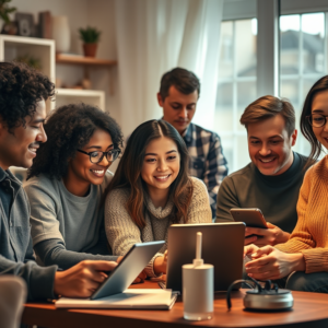 easy guide research social media trendy realistic people at home 1