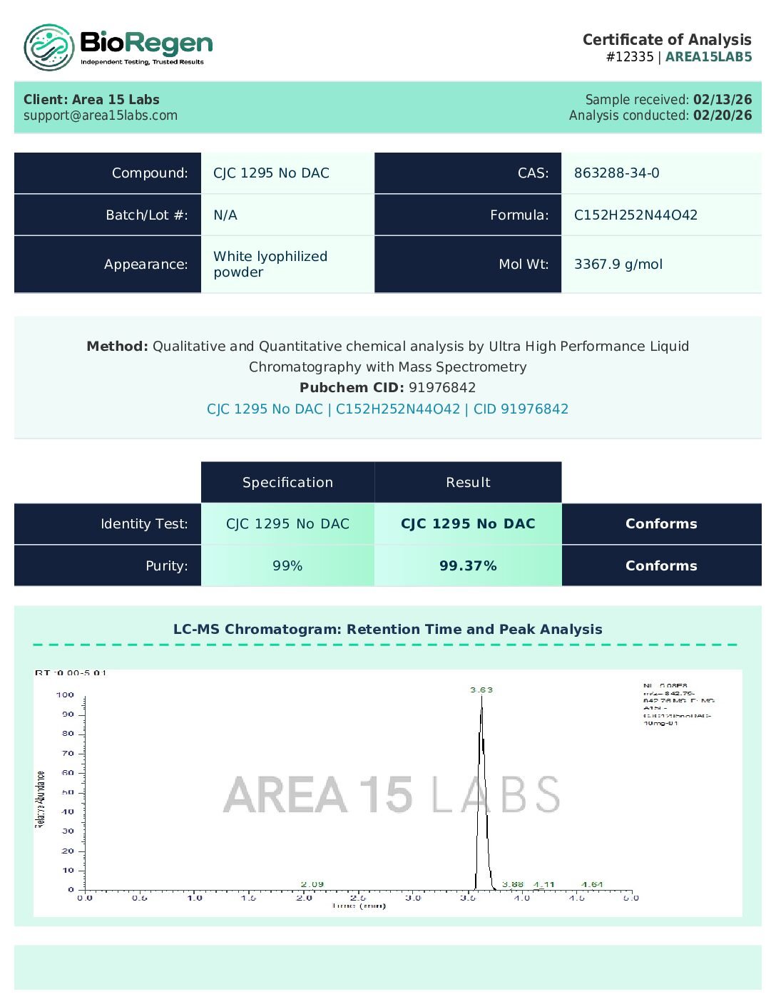 CJC-1295 No DAC 10mg