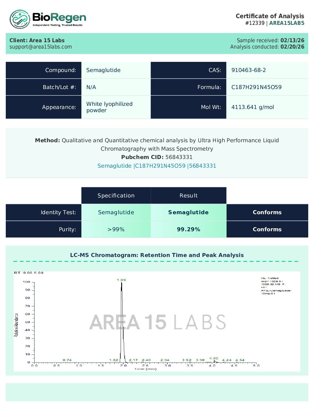 12339_Area_15_Labs_Semaglutide (1) SM 10mg