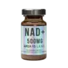Molecular structure of NAD+ 500mg lyophilized powder for metabolic research.